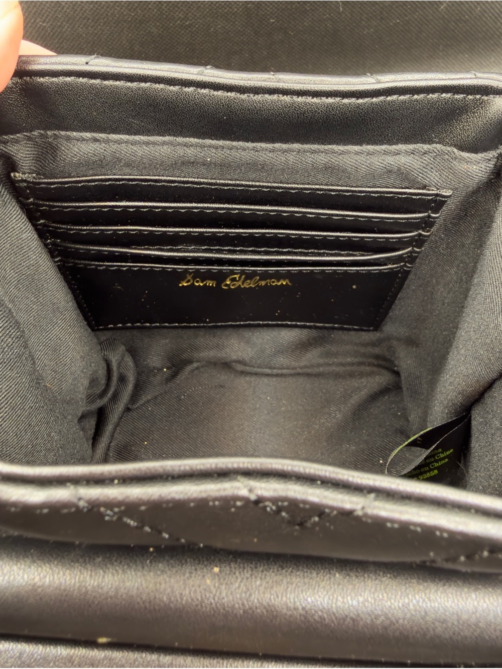 Sam Edelman Charlie Quilted Box Crossbody Purse - Picture 7 of 8